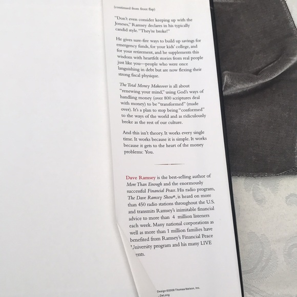 Dave Ramsey Get out of Debt Save money EUC Cover has some blue marks - Picture 3 of 6